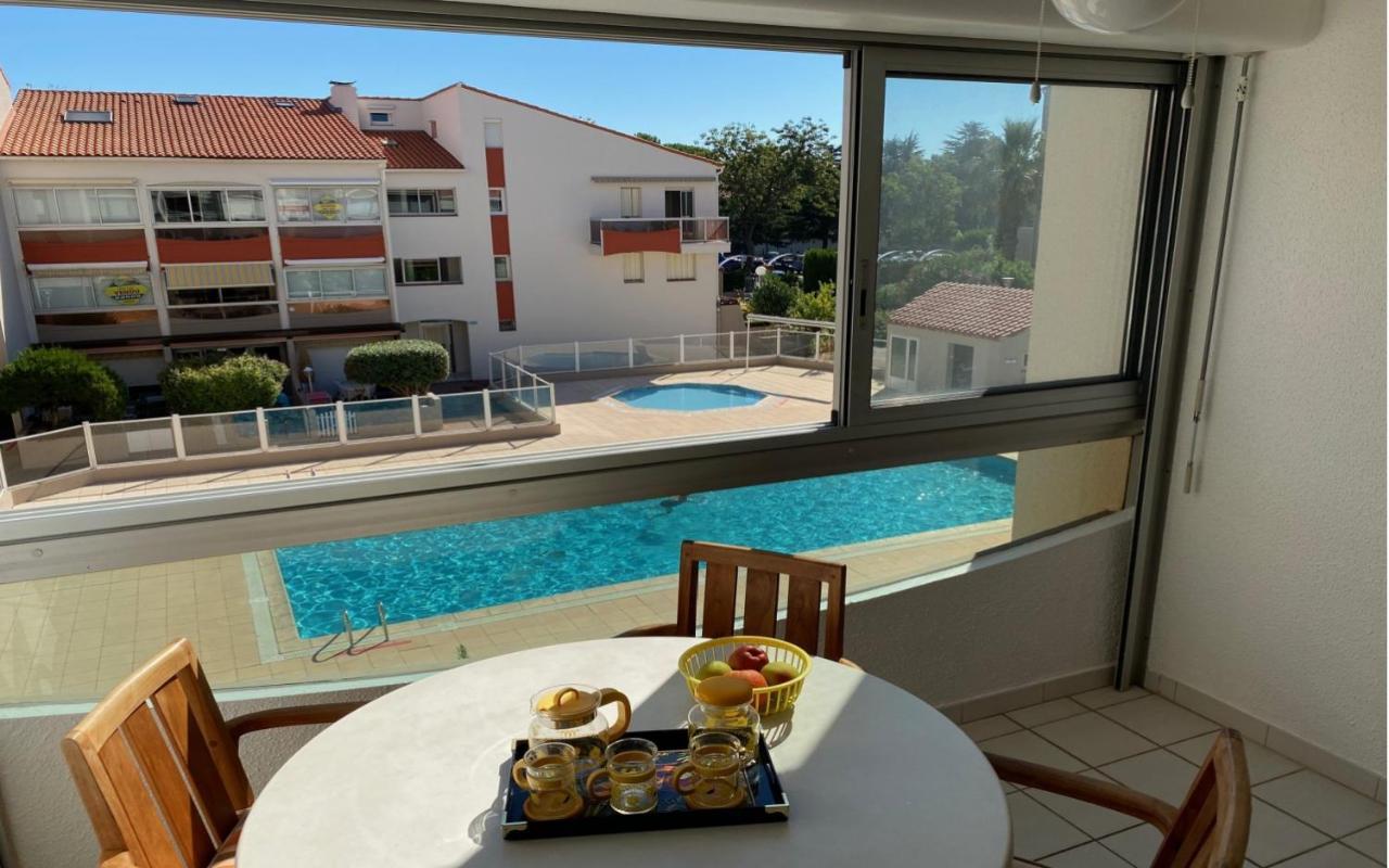 Argeles Plage Studio Piscine Park. Privatif Dans Res. Securisee Bagian luar foto
